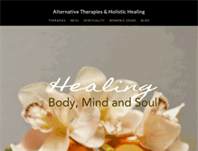 Tablet Screenshot of healingdeva.com